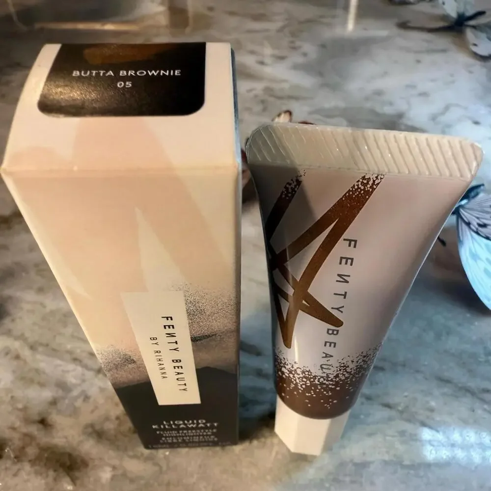 Fenty Beauty Liquid Killawatt Fluid Freestyle Highlighter-Butter Brownie 05-NIB